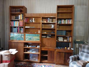 LIBRERIA IN NOCE VINTAGE