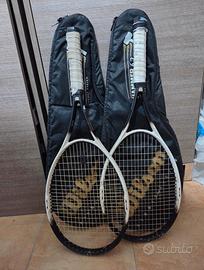 Coppia Racchette Tennis Wilson Hammer 6.2 + Custod