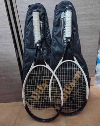 Coppia Racchette Tennis Wilson Hammer 6.2 + Custod