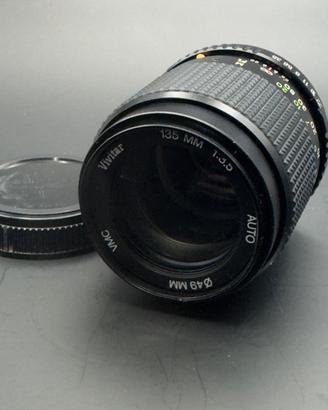 Olympus OM - Vivitar 135mm f/3.5 AUTO VMC