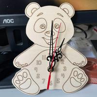 Orologio Panda a muro,  laser