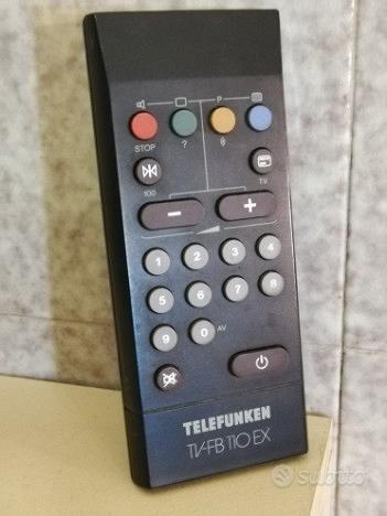 Telecomando Telefunken Mod. TV - FB 110 EX - Audio/Video In vendita a  Catania
