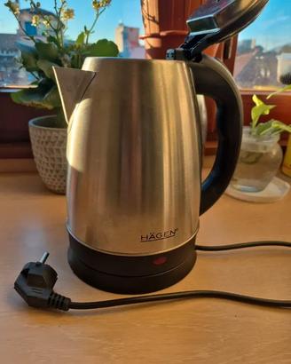 Bollitore Elettrico Hägen   1.8L Acciaio Inox  new