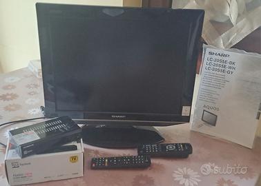 TV COLOR SHARP AQUOS 20 Pollici e Decoder 