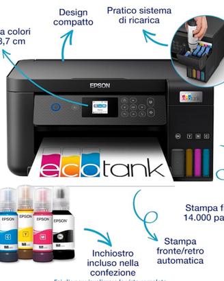 Stampante Epson Ecotank ET-2850 A4