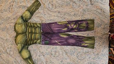 Vestito in maschera di Hulk 4/6 anni