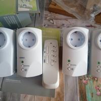 Set 4 prese telecomandabili nuove