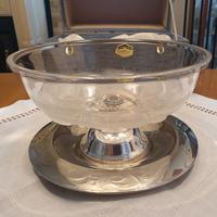 Portafrutta cristallo vintage