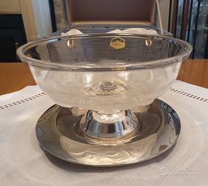 Portafrutta cristallo vintage