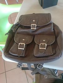 Zaino donna vintage marrone ecopelle - nuovo