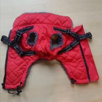 Cappottino per cane foderato in eco pelliccia