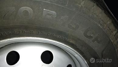 Ruota di scorta per camper Ducato 