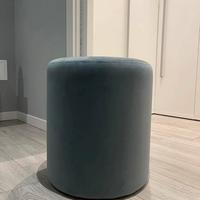 Pouf Westwing modello Daisy azzurro