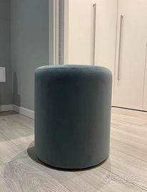 Pouf Westwing modello Daisy azzurro