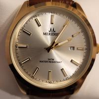 Orologio da polso Meridien Gent cinturino pelle