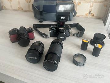 FOTOCAMERE YASHICA ANALOGICHE MADE IN JAPAN