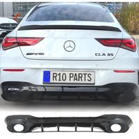 DIFFUSORE MERCEDES W118 AMG 19- LOOK CLA35 NERO LU