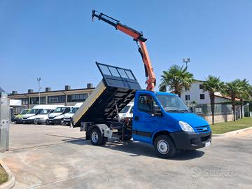 Iveco Daily 60/65c18 RIBALTABILE E GRU PALFINGER
