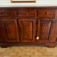 Credenza in noce  povera legno massello