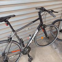 B Twin Triban 540 alluminio grigio  peso 7 kg.