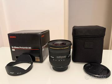 Obbiettivo Sigma 10-20 f/3.5 EX DC HSM (Nikon)
