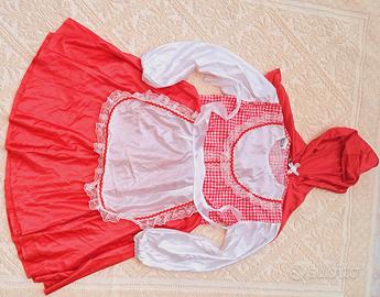 COSTUME CARNEVALE CAPPUCCETTO ROSSO