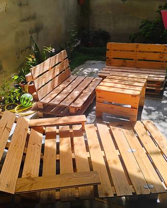 divani giardino pallet