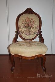 Poltroncina camera da letto fine ‘800
