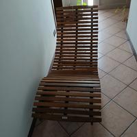     2 sedie a sdraio a dondolo casaria