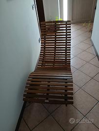     2 sedie a sdraio a dondolo casaria