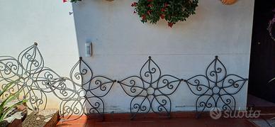 Fregio in ferro lavorato a mano