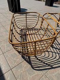 Culla - Cesta in VIMINI anni 80 (VINTAGE)