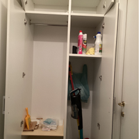 Armadio Guardaroba e Ripostiglio a Colonna – Bianc