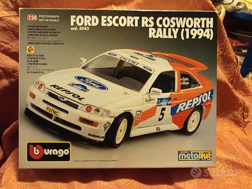 modello burago fiord escort rally repsol kit