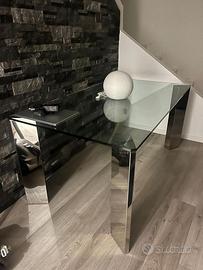 Tavolo vetro temperato 15mm 160x90x75cm