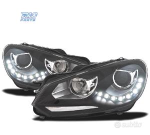 FARI VOLKSWAGEN VW GOLF 6 FONDO NERO DRL