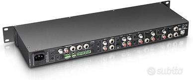 Mixer Audio da 19" a 2 zone (1 Unità Rack )