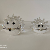 Coppia di ricci da collezione Swarovski