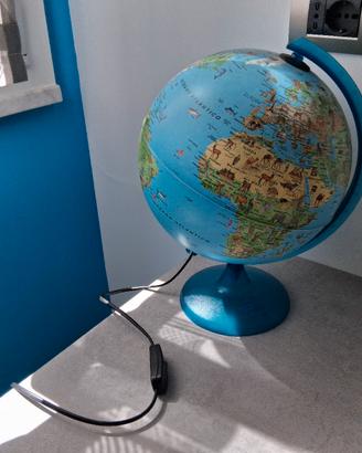lampada mappamondo 