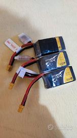 3x batterie Tattu 450mah 3s 75c - FPV drone lipo