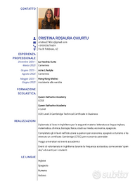 Commessa/Receptionist/Segretaria