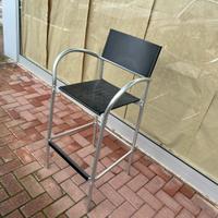 Sgabello alluminio plastica