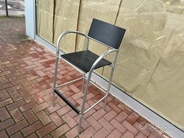 Sgabello alluminio plastica