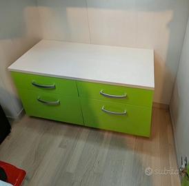 Cassettiera con ruote Moretti Compact