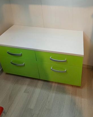 Cassettiera con ruote Moretti Compact