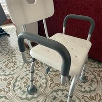 Sedia da doccia girevole,