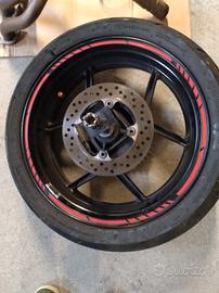 cerchio posteriore completo di disco