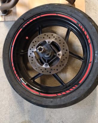 cerchio posteriore completo di disco