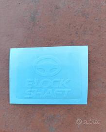 2 adesivi block shaft auto dissuasore  deterrente 