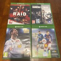 Lotto 4 giochi ixbox